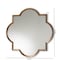 Baxton Studio Tiana Vintage Antique Bronze and Gold Finished Metal Quatrefoil Accent Wall Mirror 177-11071-Zoro - alternate 3
